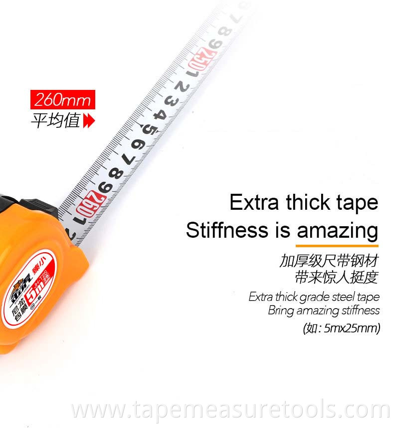 2021 new 3M5M7.5m steel tape measure custom LOGO ABS high quality steel measuring tape